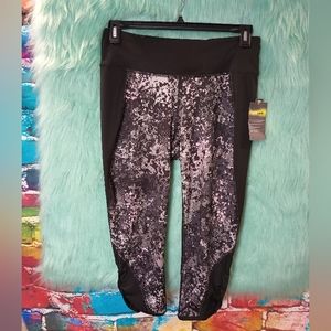 Dry Tek Black Gray and Pink Athletics Workout Pants Size L